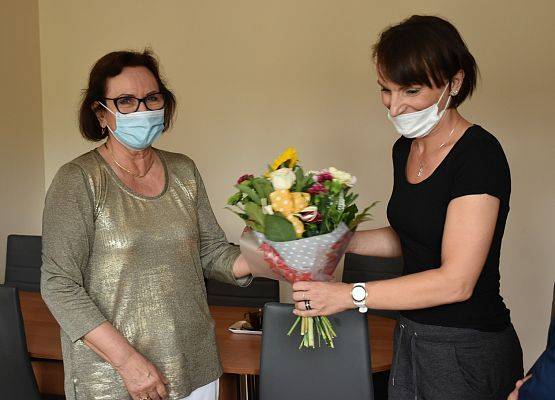 Starosta Lęborski wręcza