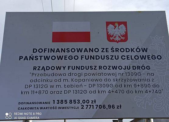 Przebudowa drogi powiatowej nr