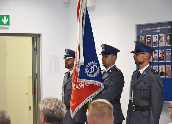 Poczet sztandarowy KPP w