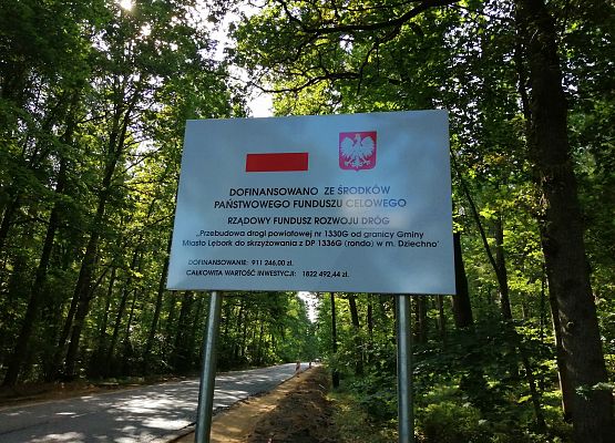 Tablica informacyjna przy