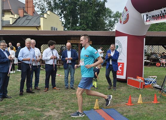 Zawodnik na mecie biegu