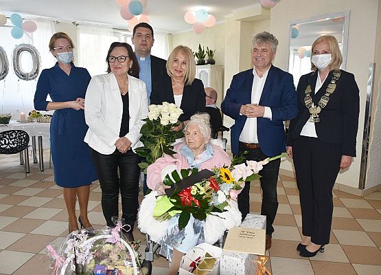 Jubilatka z gośćmi