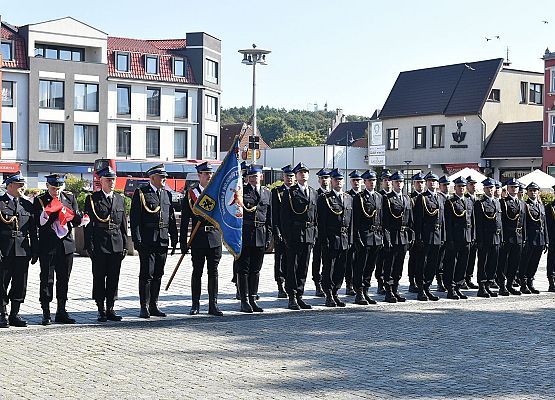 Kompania honorowa straży