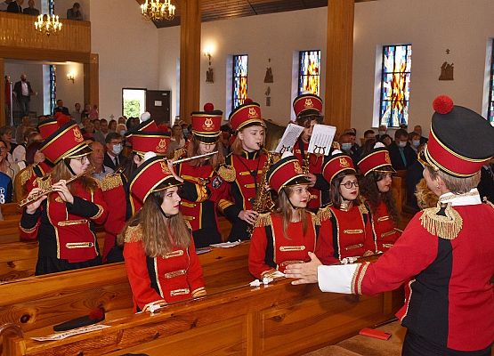 Orkiestra podczas mszy w