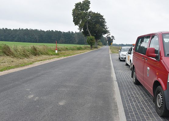 Odcinek przebodowanej drogi