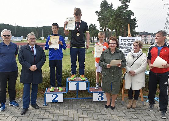 Wręczanie medali w kat.