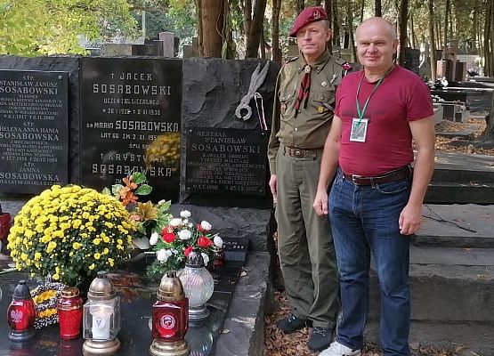 Przy grobie gen. Sosabowskiego