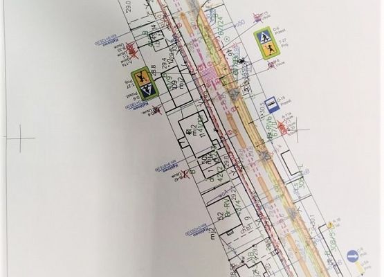 Mapa przebudowy przejścia