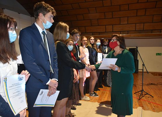 Starosta Lęborski wręcza