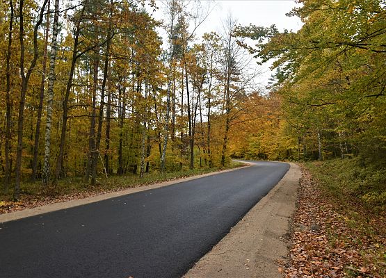 Wyremontowany odcinek drogi