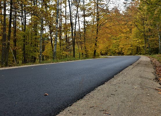 Wyremontowany odcinek drogi