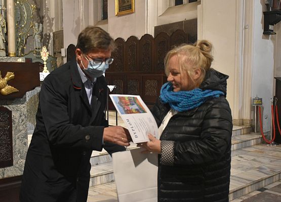 Wręczenie podziekowań