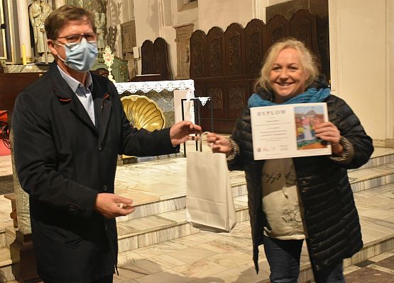 Odbiór wyróżnień przez