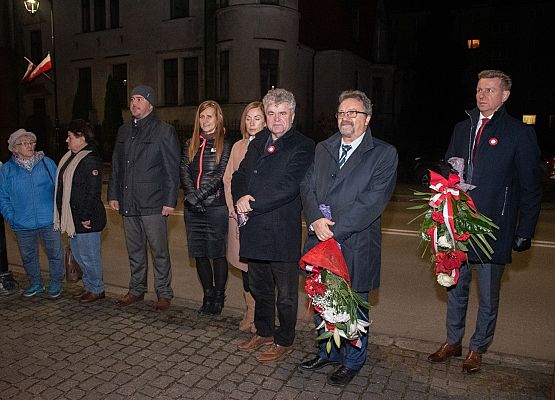 Obecni podczas uroczystości