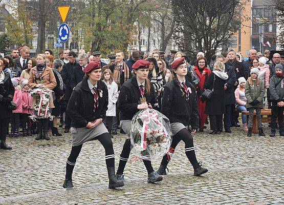 Kwiaty składają lęborscy