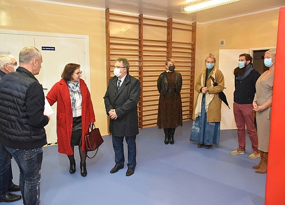 Starostowie podczas odbioru