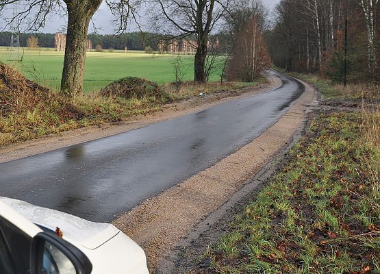 Droga po przebudowie