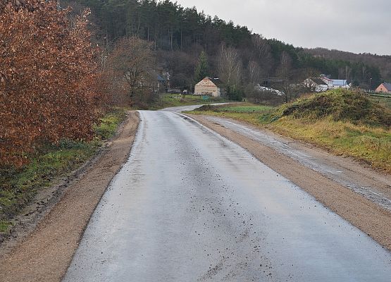 Droga po przebudowie