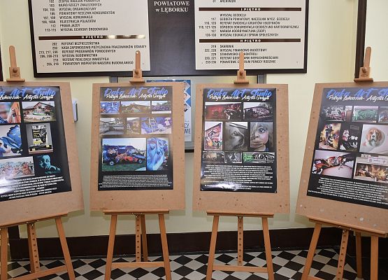 Fragment wystawy w starostwie