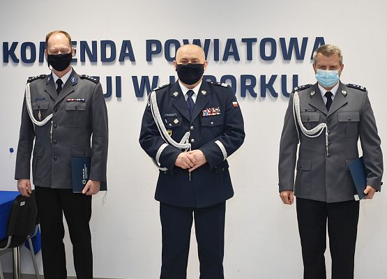 Od lewej: nadkom. M.Mejeyr,