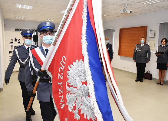 Sztandar lębgorskiej komendy