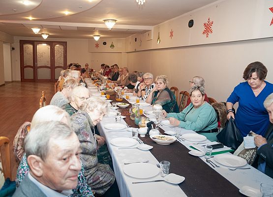 Uczestnicy opłatkowego