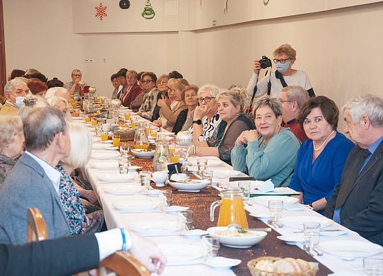 Uczestnicy opłatkowego