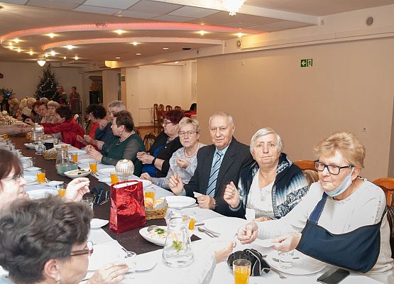 Uczestnicy opłatkowego