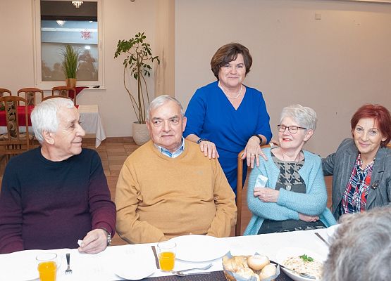 Uczestnicy opłatkowego