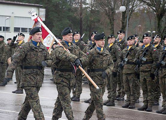 Poczet sztandarowy występuje