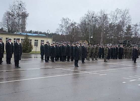 Pododdziały przed defiladą