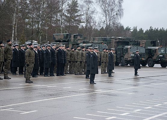 Pododdziały przed defiladą