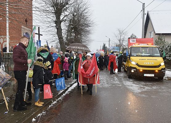 Formowanie orszaku w Lubowidzu