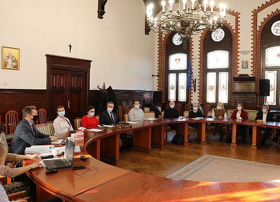 Samorządowcy podczas