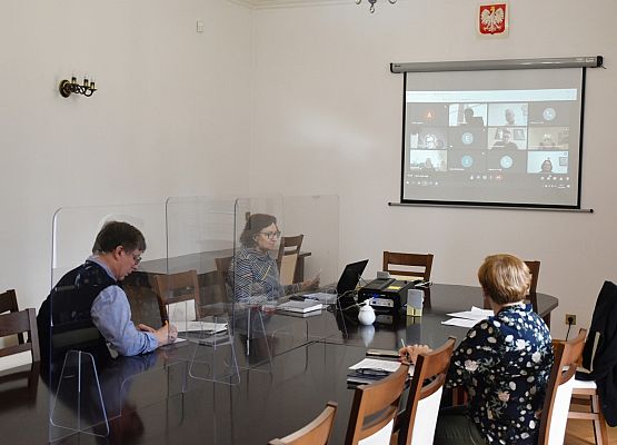 Uczestnicy konferencji on-line