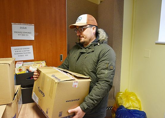 J.Kowalski podczas załadunku