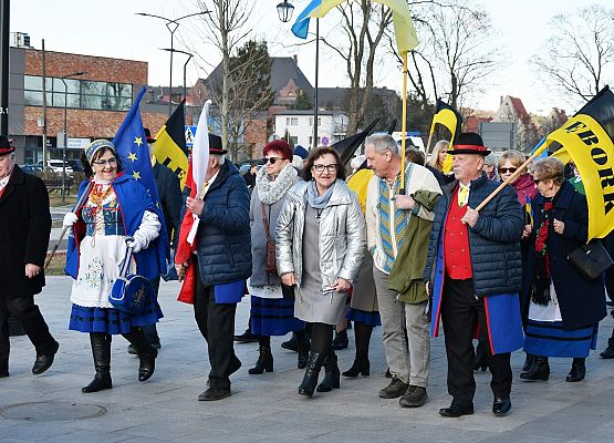 Uczestnicy przemarszu