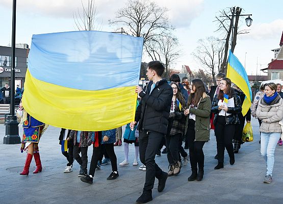 Uczestnicy przemarszu