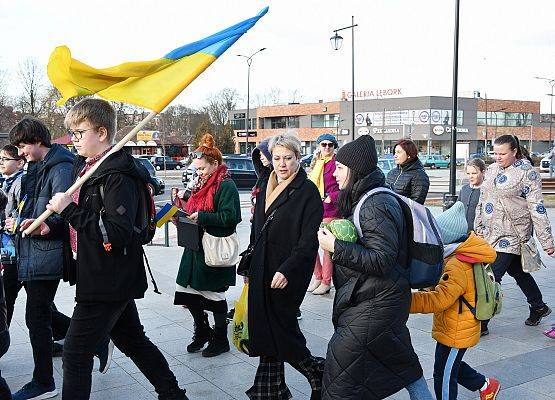 Uczestnicy przemarszu