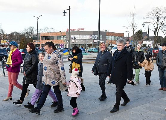 Uczestnicy przemarszu