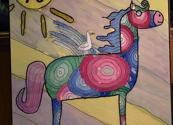 Rysunek na szkle z okazji