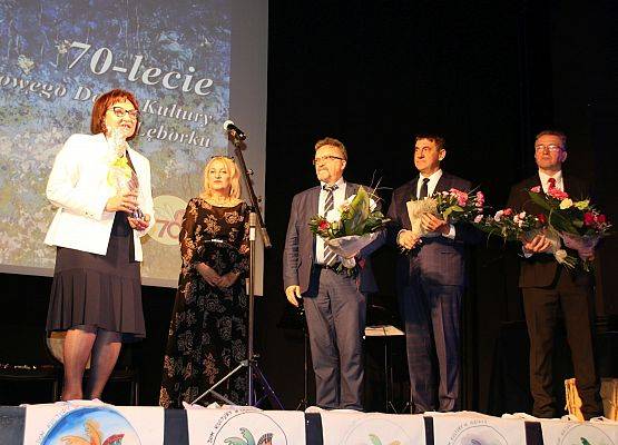 Od lewej: starosta A.