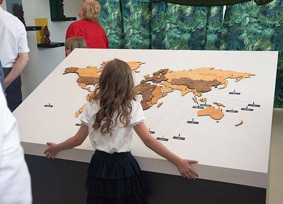 Mapa miejsc, które odwiedził