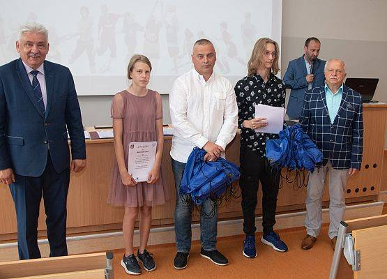 Wójt Cewic i przewodniczący