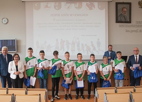 Starosta i wójt Cewic z