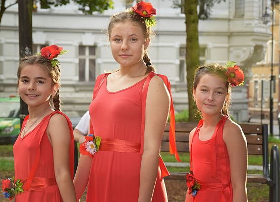 Tancerki przed występem