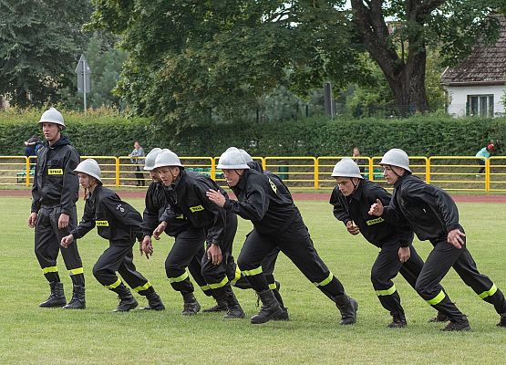 Strażacy podczas konkurencji
