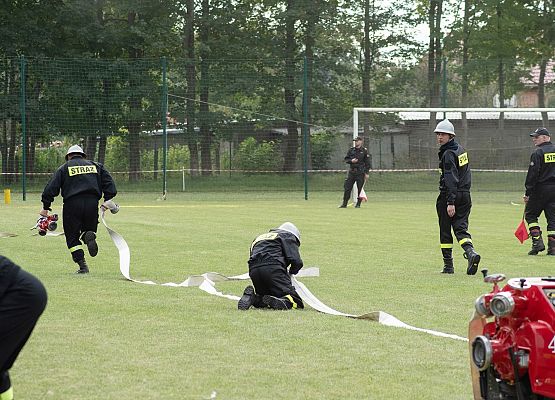 Strażacy podczas konkurencji