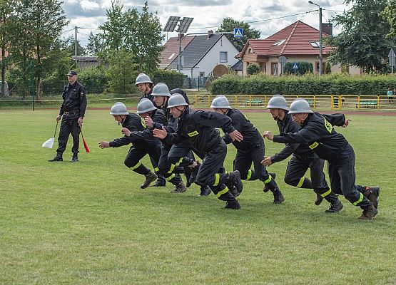 Strażacy podczas konkurencji