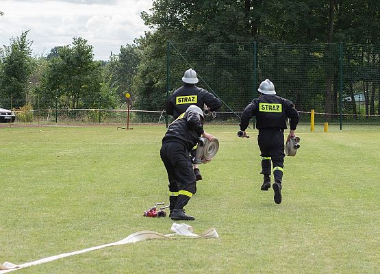 Strażacy podczas konkurencji